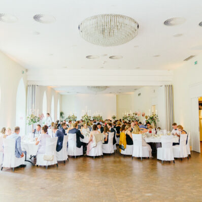 Dekoration für Hochzeit Schloss Moyland NRW