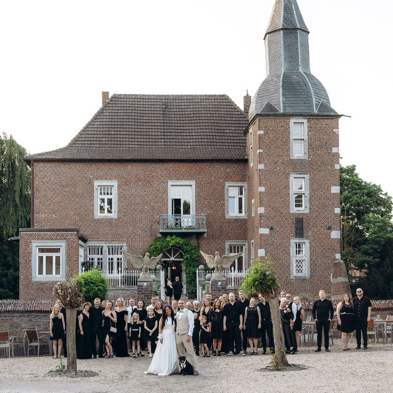 Professionelle Hochzeitsfotos und Videos auf Haus Kambach