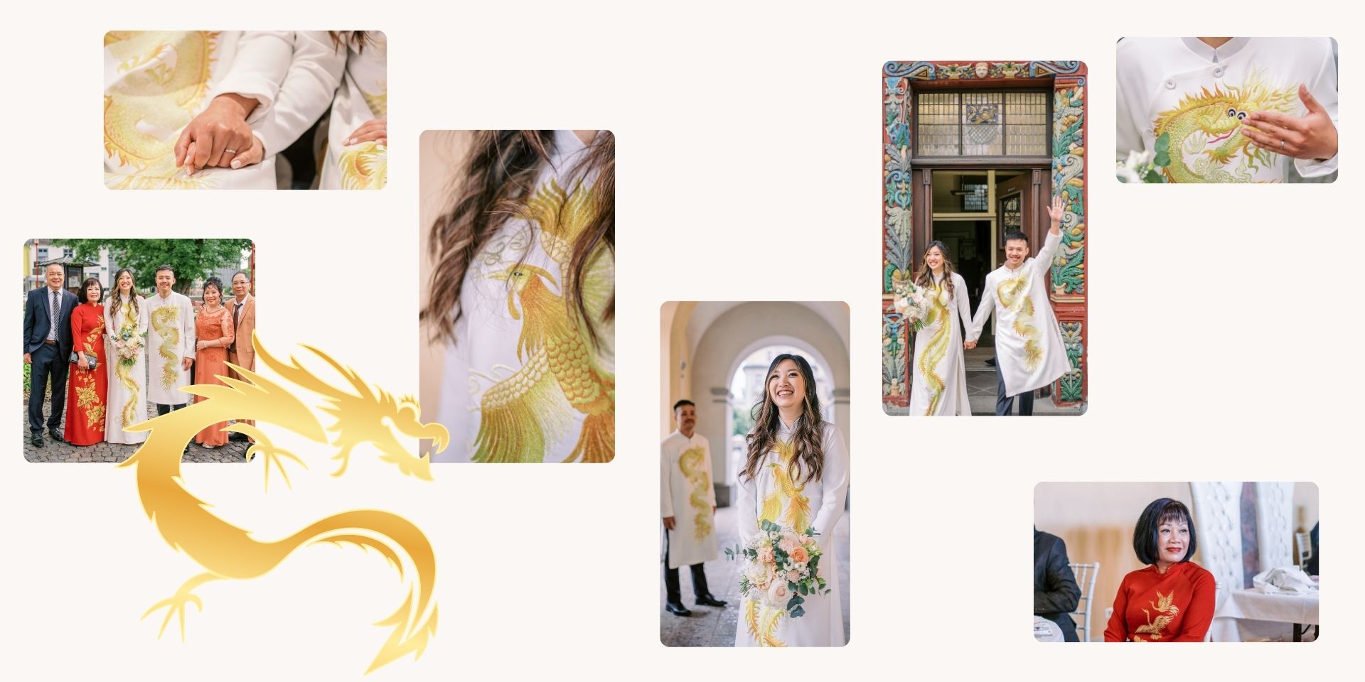 vietnamesisches brautpaar hochzeit deutschland traditionelle kleidung